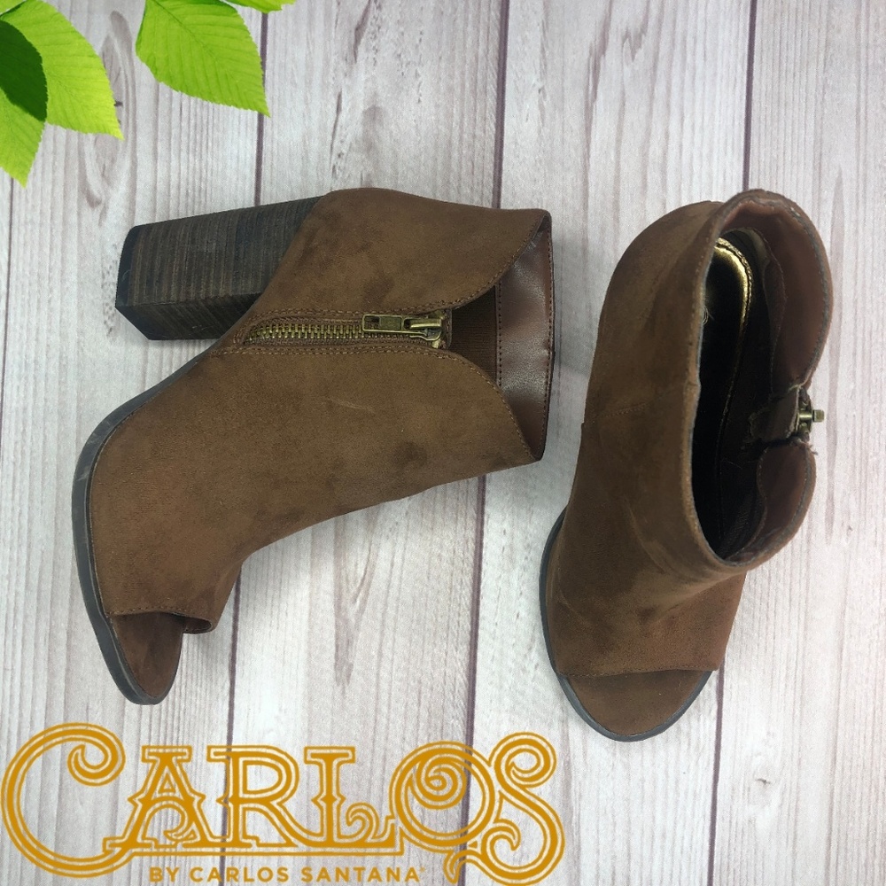 Carlos by Carlos Santana Angle Boots Size 6